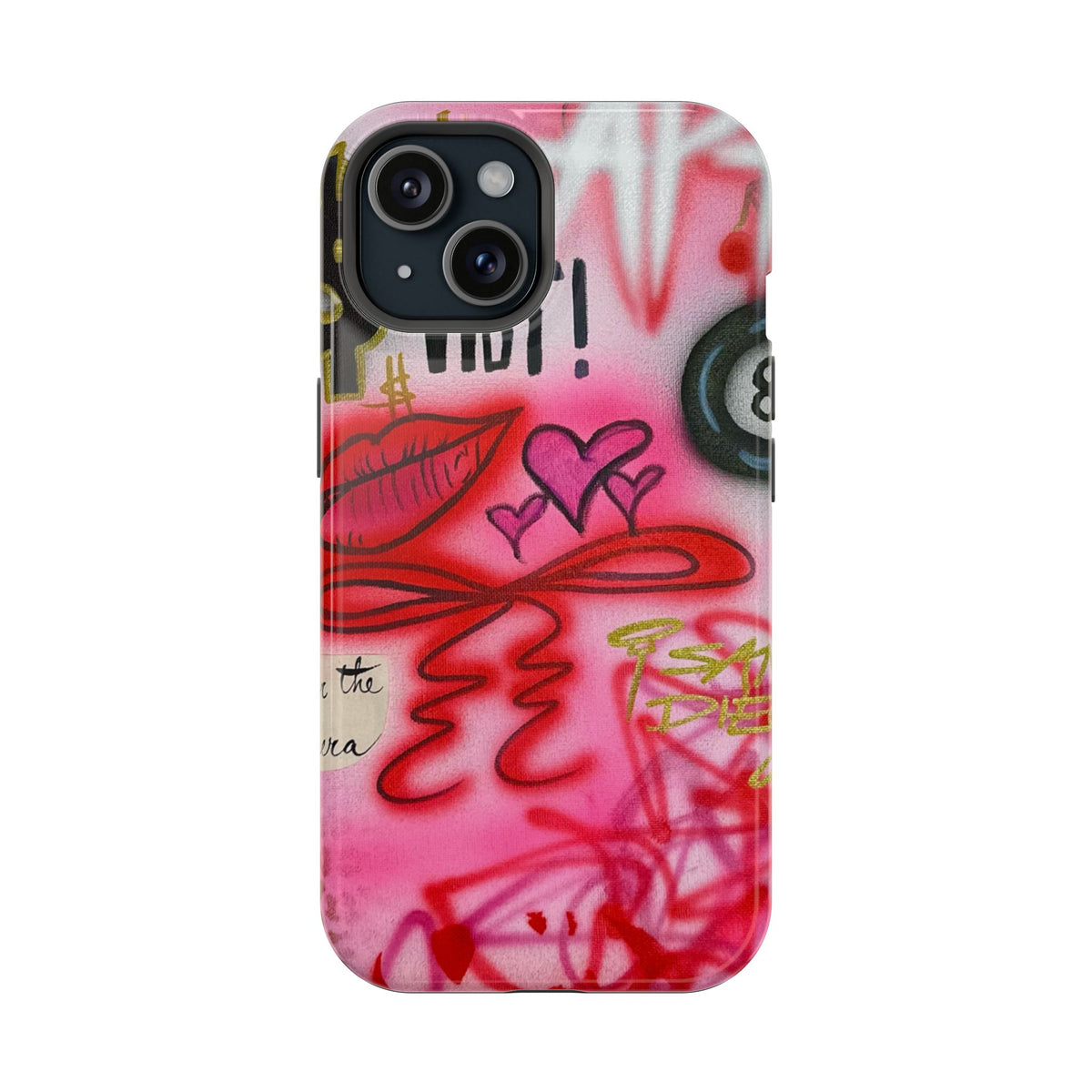 MagSafe "IT girl" airbrush iPhone case
