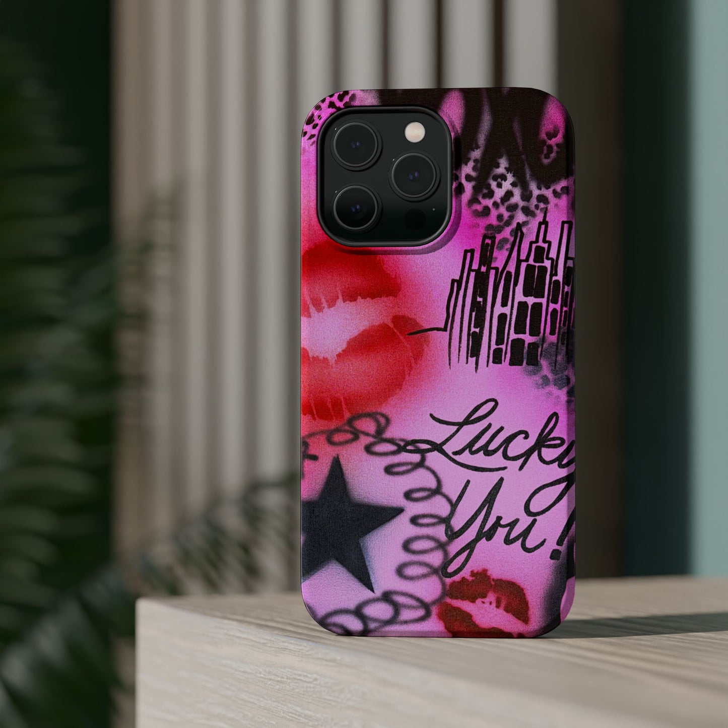 MagSafe "ulterior motive" airbrush iPhone case