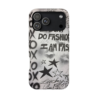 MagSafe "i am fashion" airbrush iPhone case