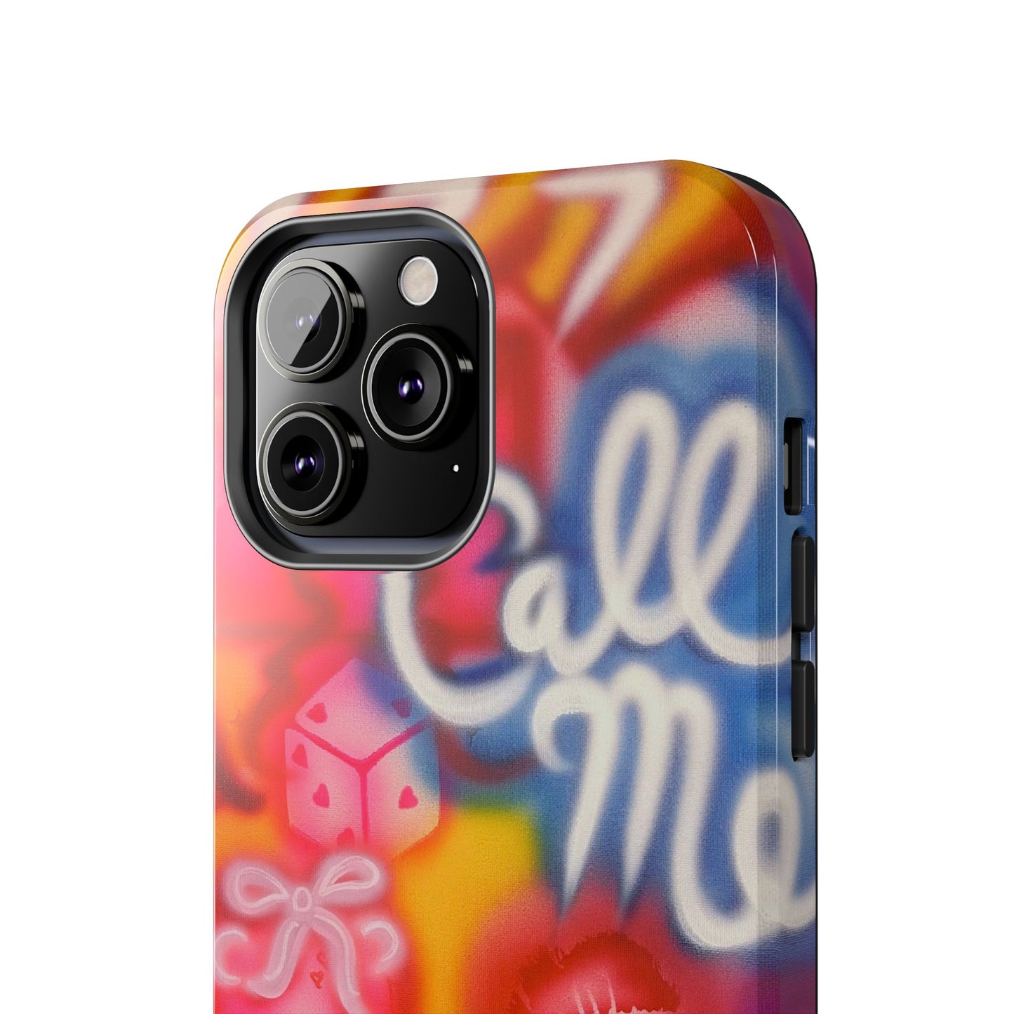 "CALL ME!" airbrush iPhone case