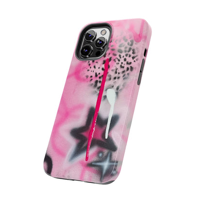 "pink cheetah" airbrush iPhone case