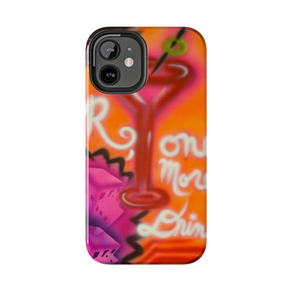 "one more drink!" airbrush iPhone case