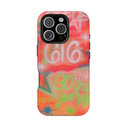 MagSafe custom @msualphaphi airbrush iPhone case