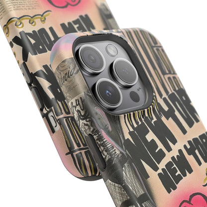 MagSafe „New York, New York“ Airbrush iPhone Hülle