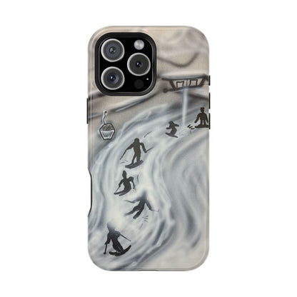MagSafe "arctic avalanche" airbrush iPhone case