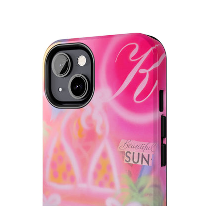 "santa monica strawberry" airbrush iPhone case