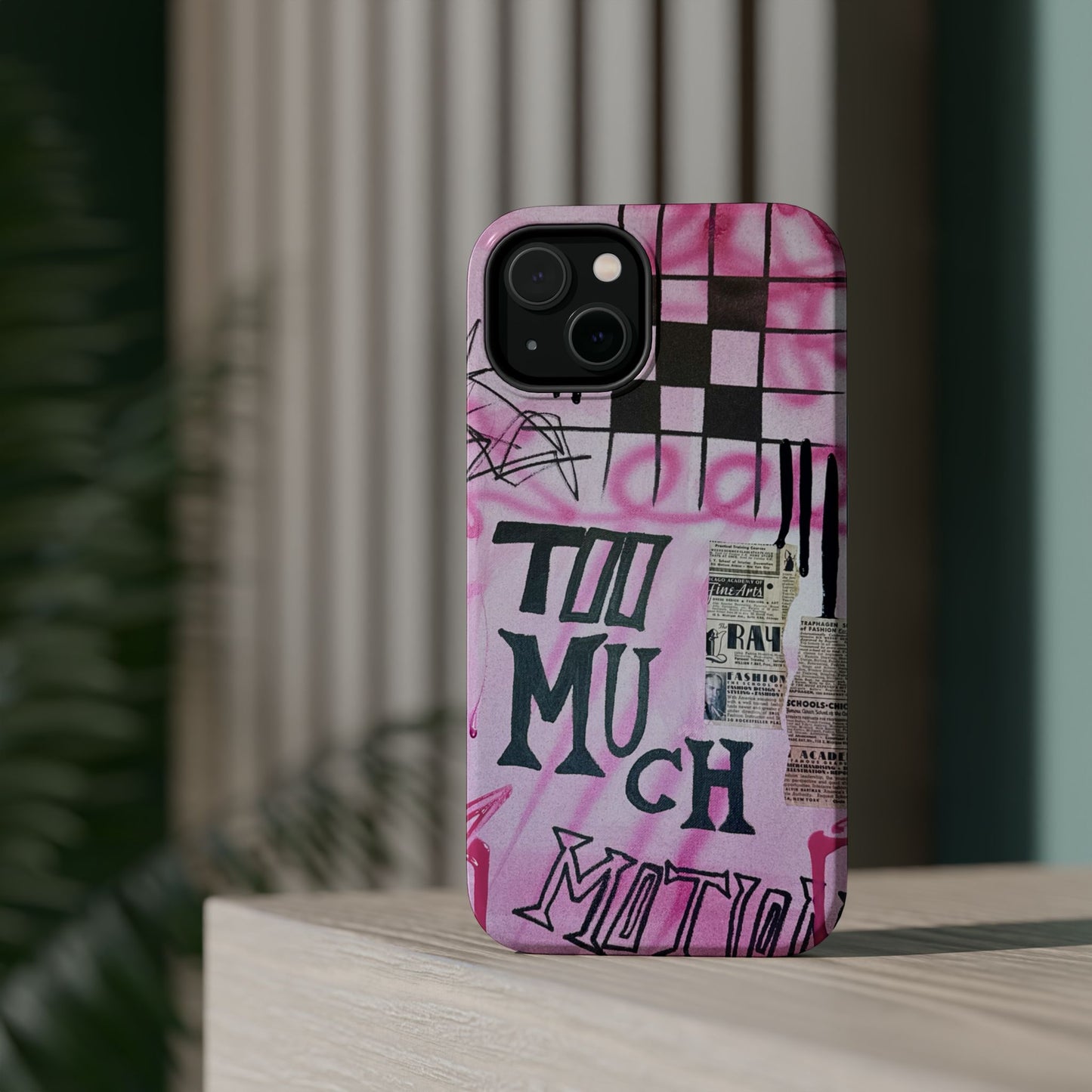 MagSafe "too much motion" airbrush iPhone case