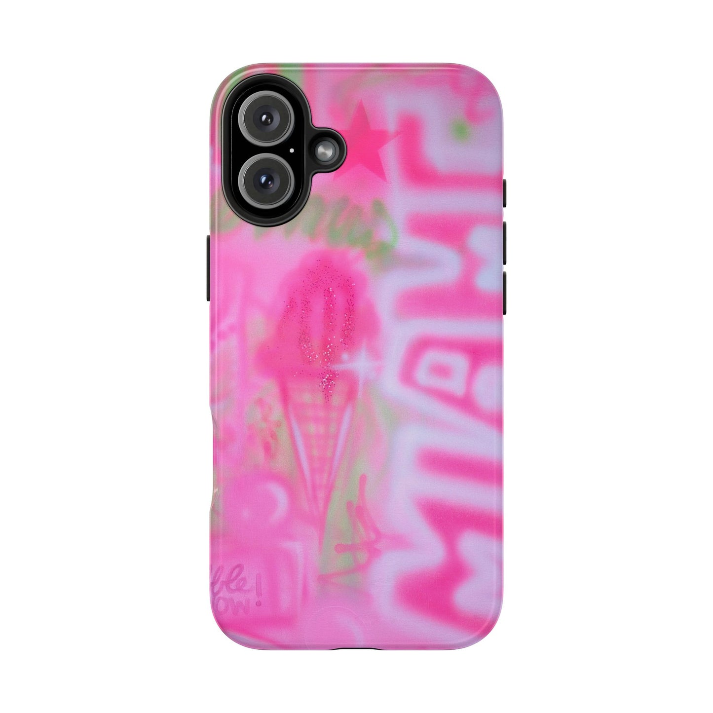 "sunset sorbet" airbrush iPhone case