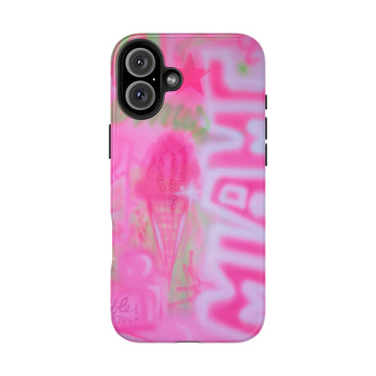 "sunset sorbet" airbrush iPhone case