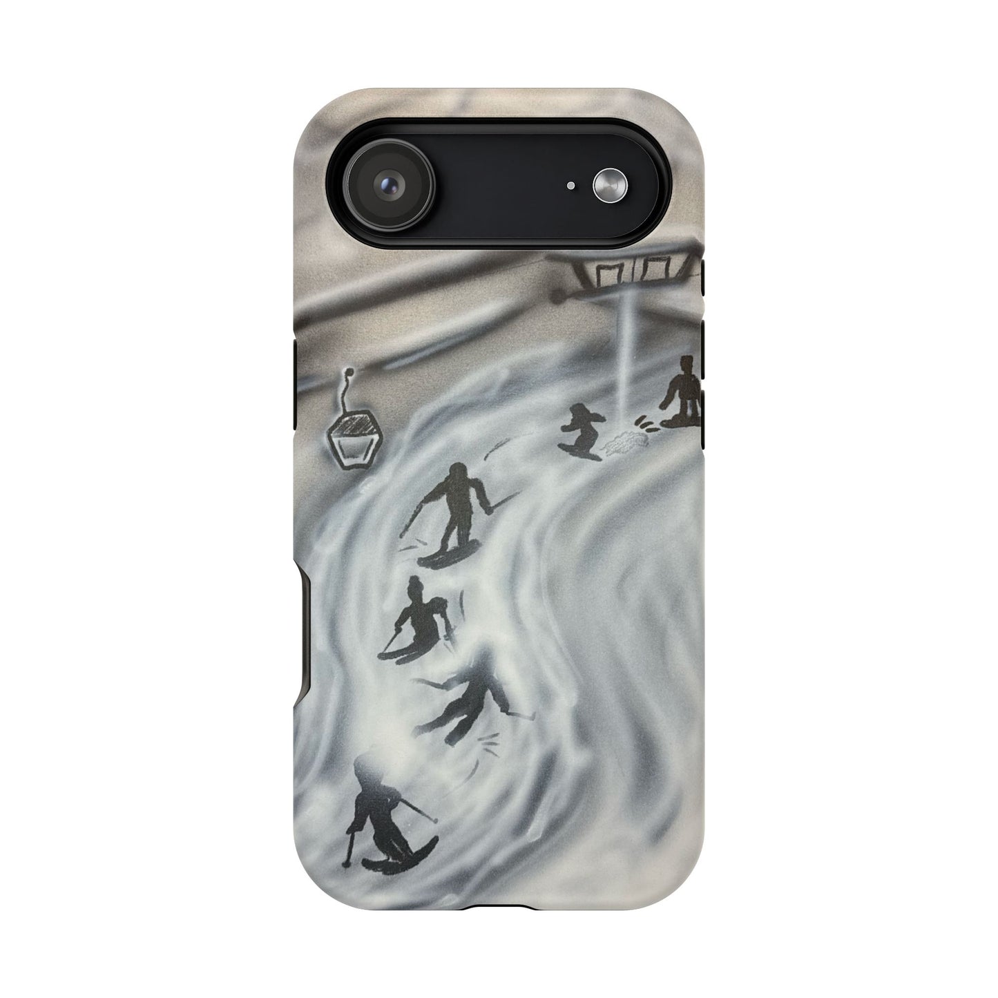 MagSafe "arctic avalanche" airbrush iPhone case