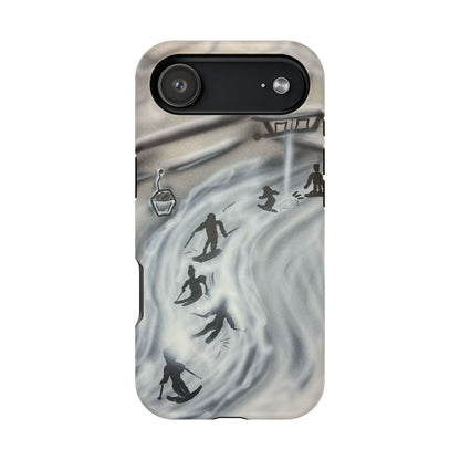 MagSafe "arctic avalanche" airbrush iPhone case