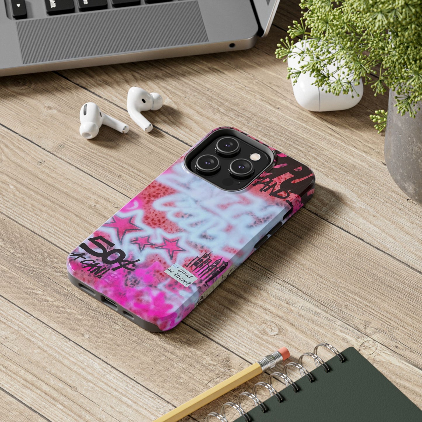 "in the wild" airbrush iPhone case