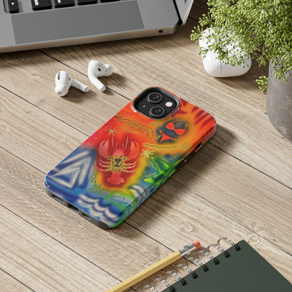 "tipsy lobster" airbrush iPhone case