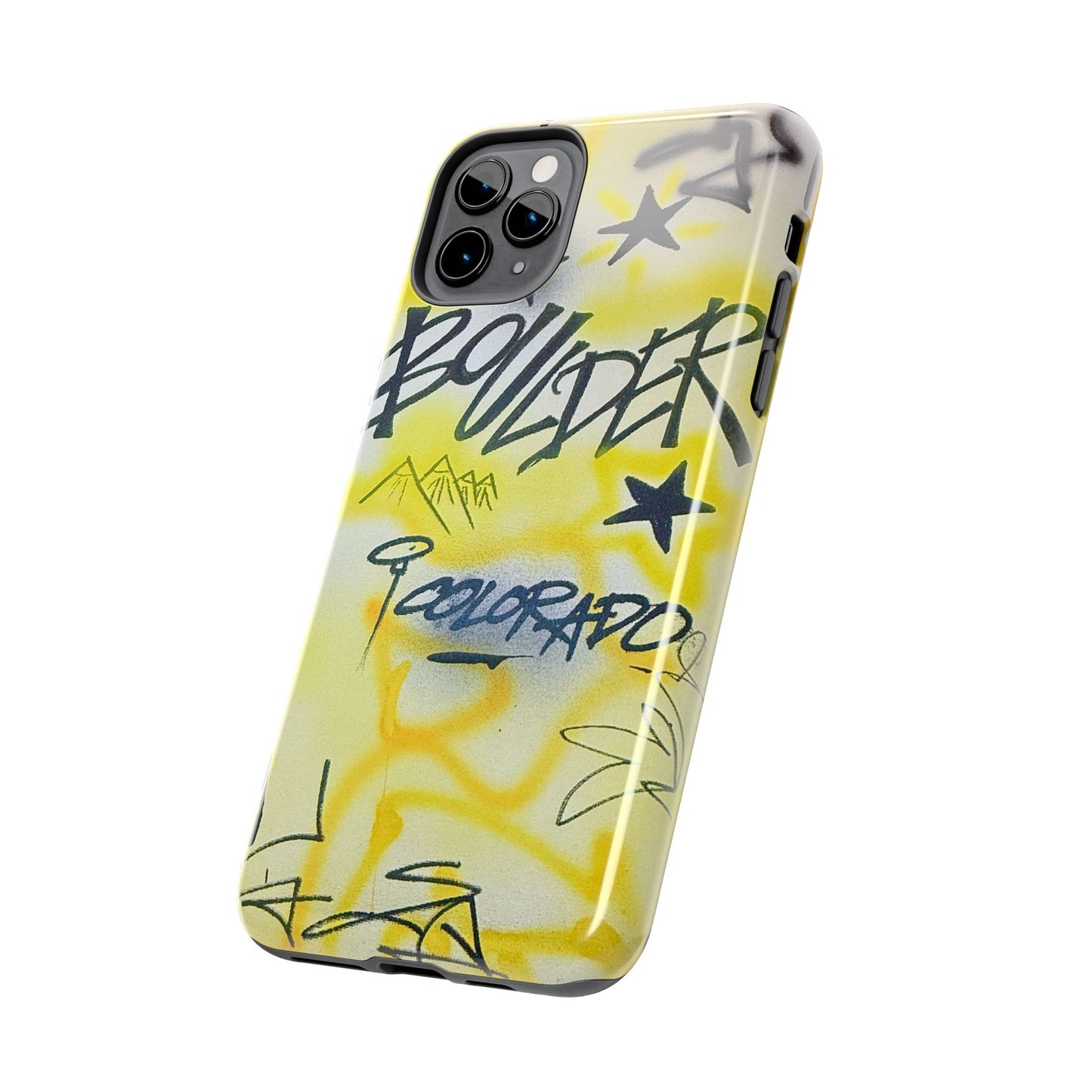 "boulder" airbrush iPhone case