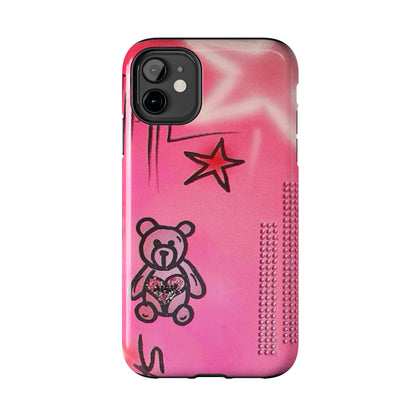 "teddy bear" airbrush iPhone case
