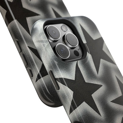 MagSafe "chrome stars" airbrush iPhone case