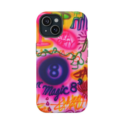 MagSafe "farbenfrohes Chaos" Airbrush-iPhone-Hülle