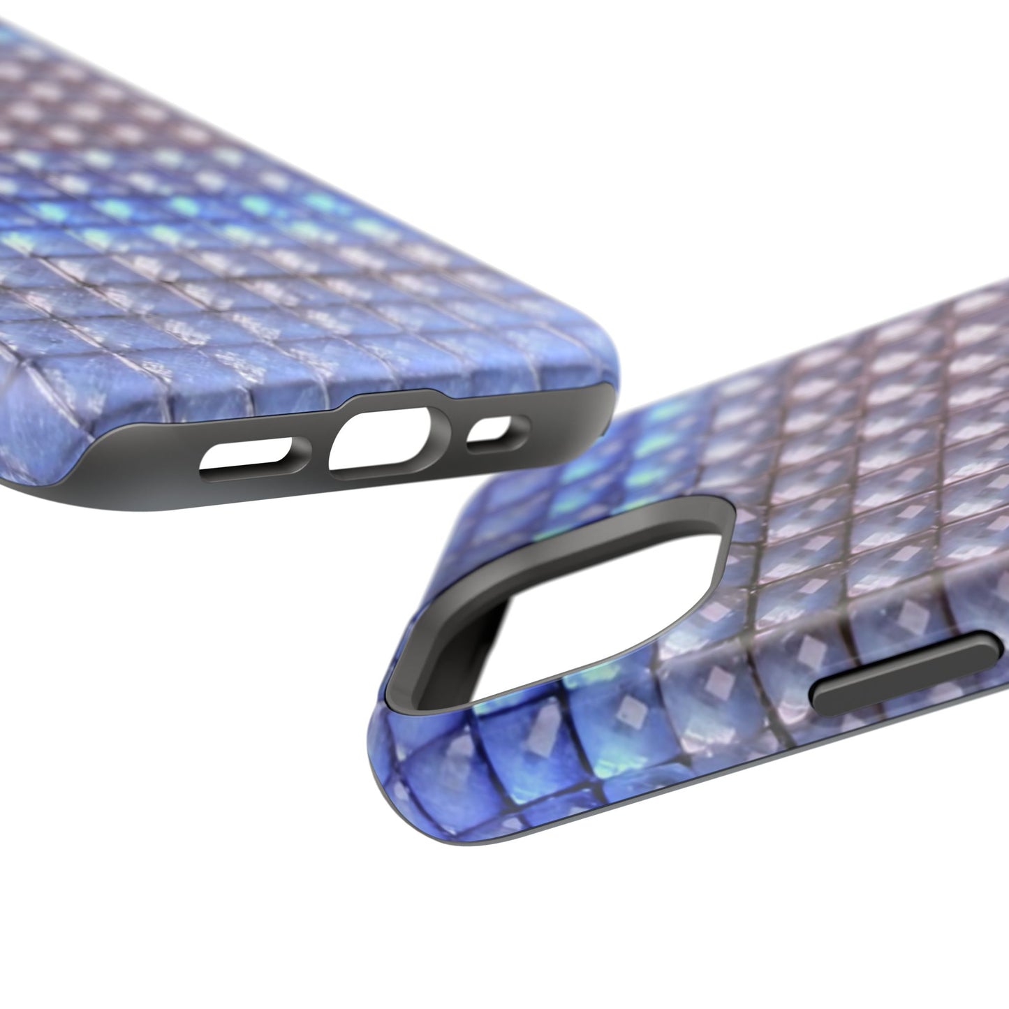 MagSafe "blue studs" airbrush iPhone case