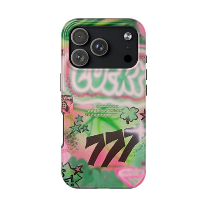 "so lucky" airbrush iPhone case