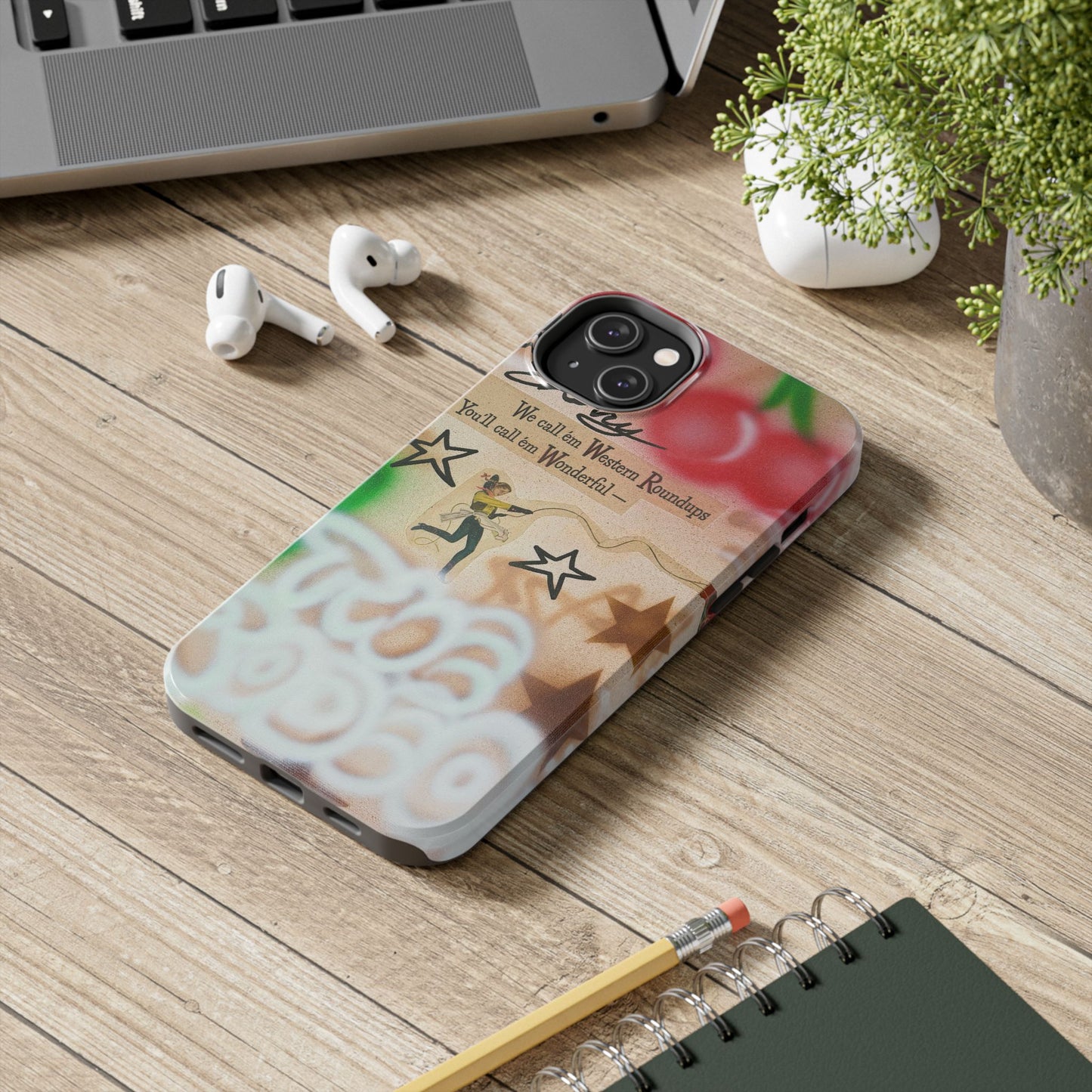 "the rodeo" airbrush iPhone case