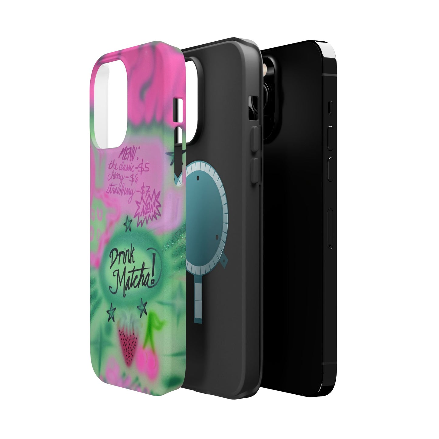 MagSafe "matcha!" airbrush iPhone case