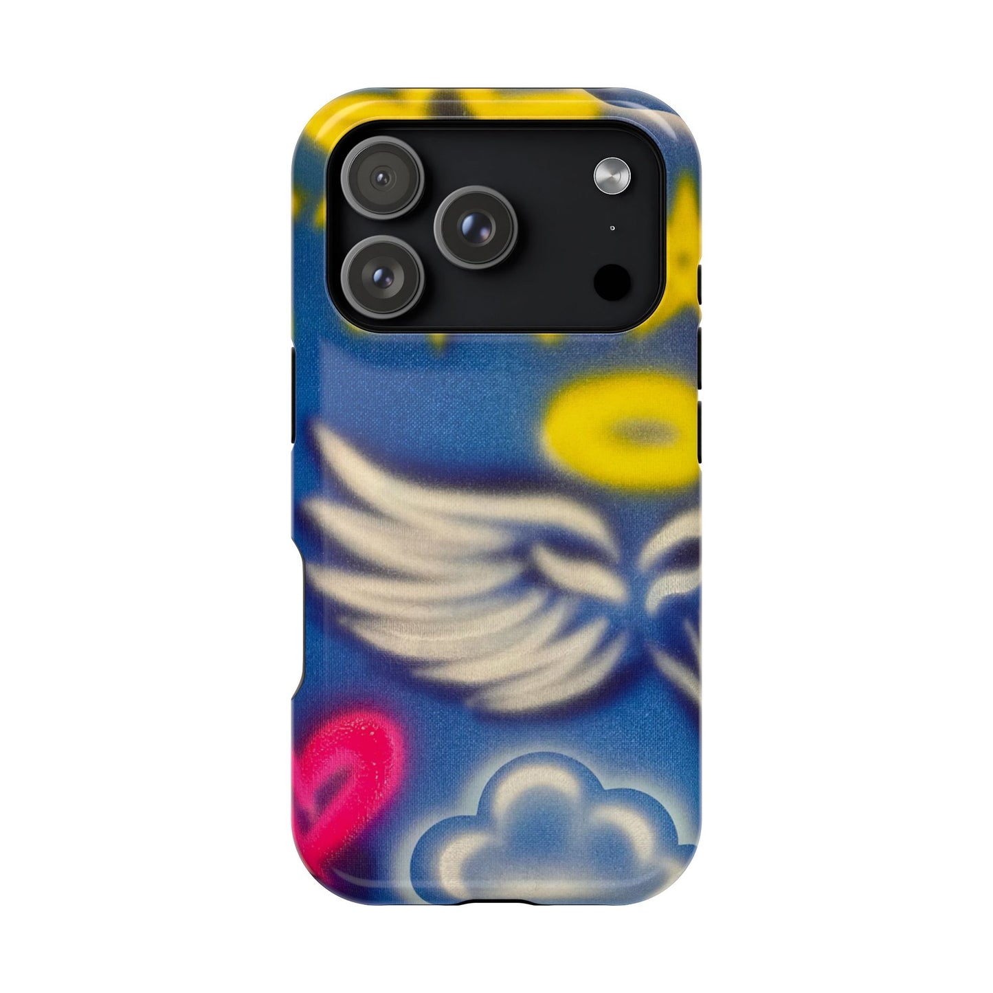 MagSafe "celestial halo" airbrush iPhone case