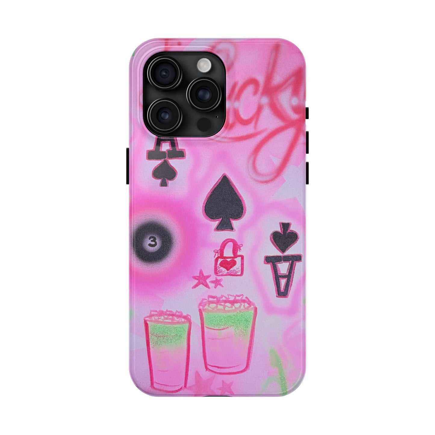 "lucky ace" airbrush iPhone case
