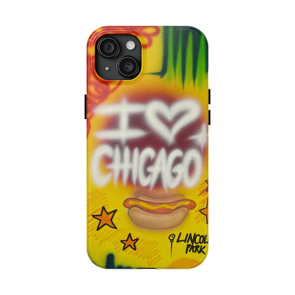 "chicago" airbrush iPhone case