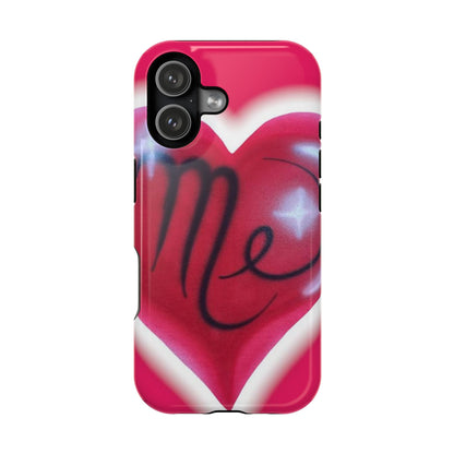 MagSafe "i <3 me" Airbrush iPhone Hülle