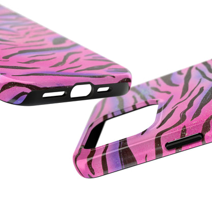 "glitter zebra" airbrush iPhone case