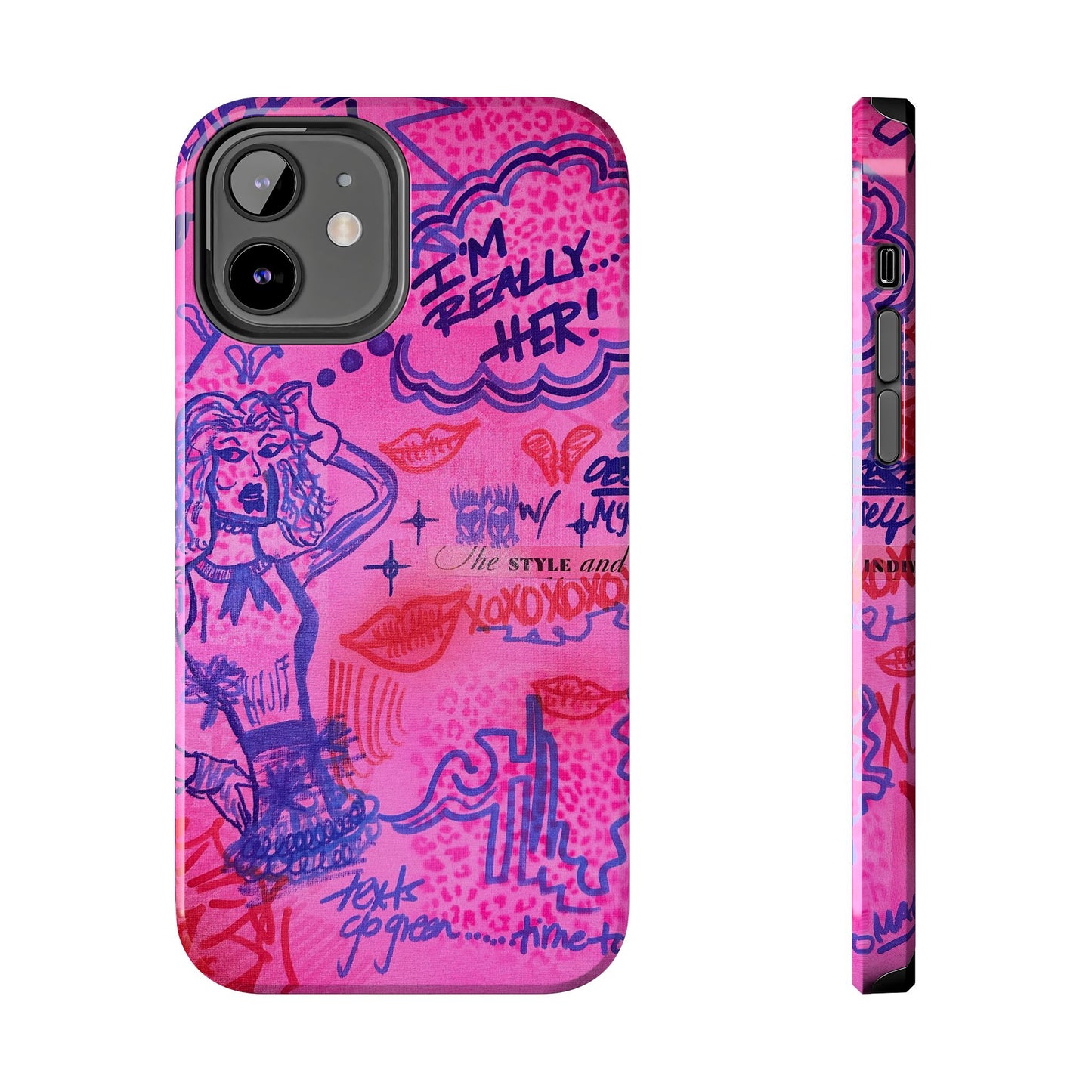 "really "HER!" airbrush iPhone case