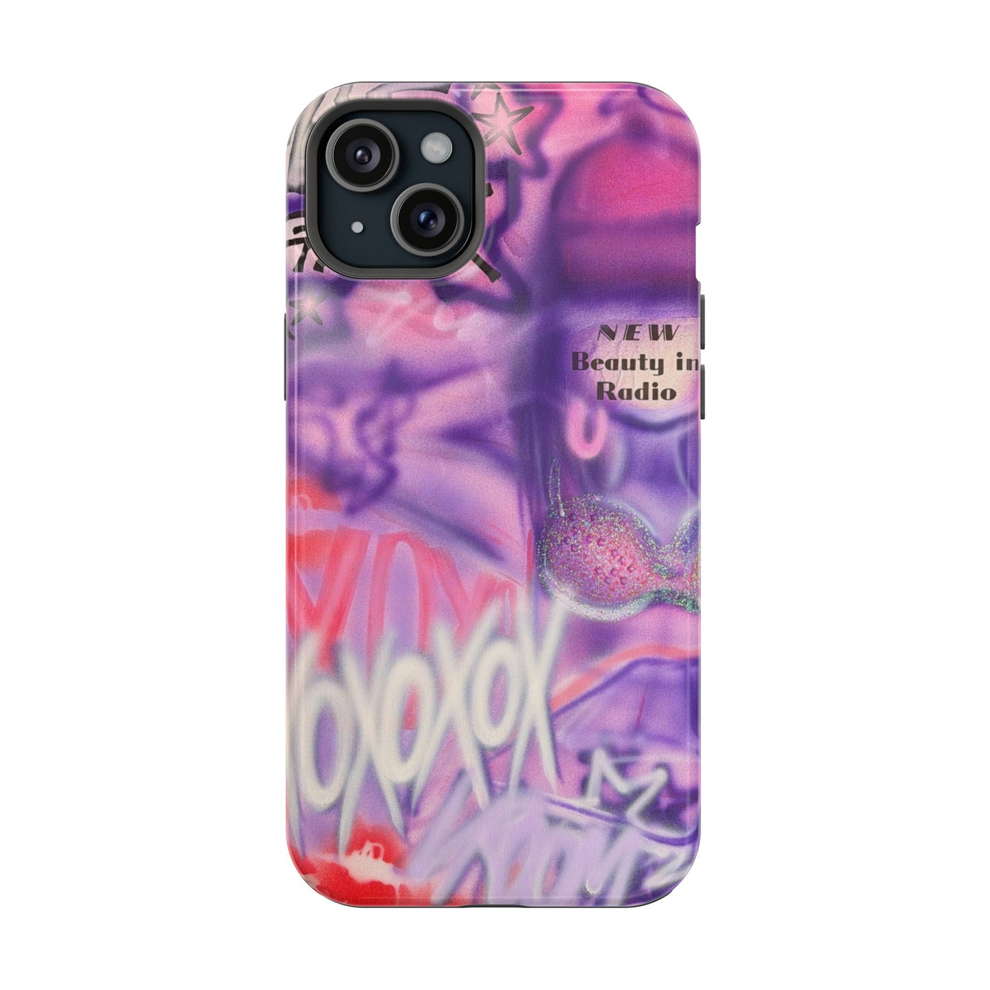 MagSafe "mic check" airbrush iPhone case