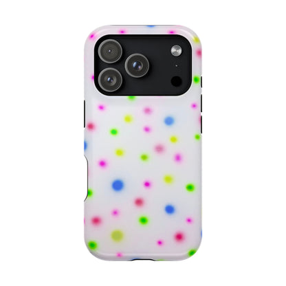 MagSafe "birthday cake polka dot" airbrush iPhone case