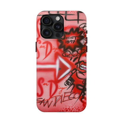 "san diego" airbrush iPhone case