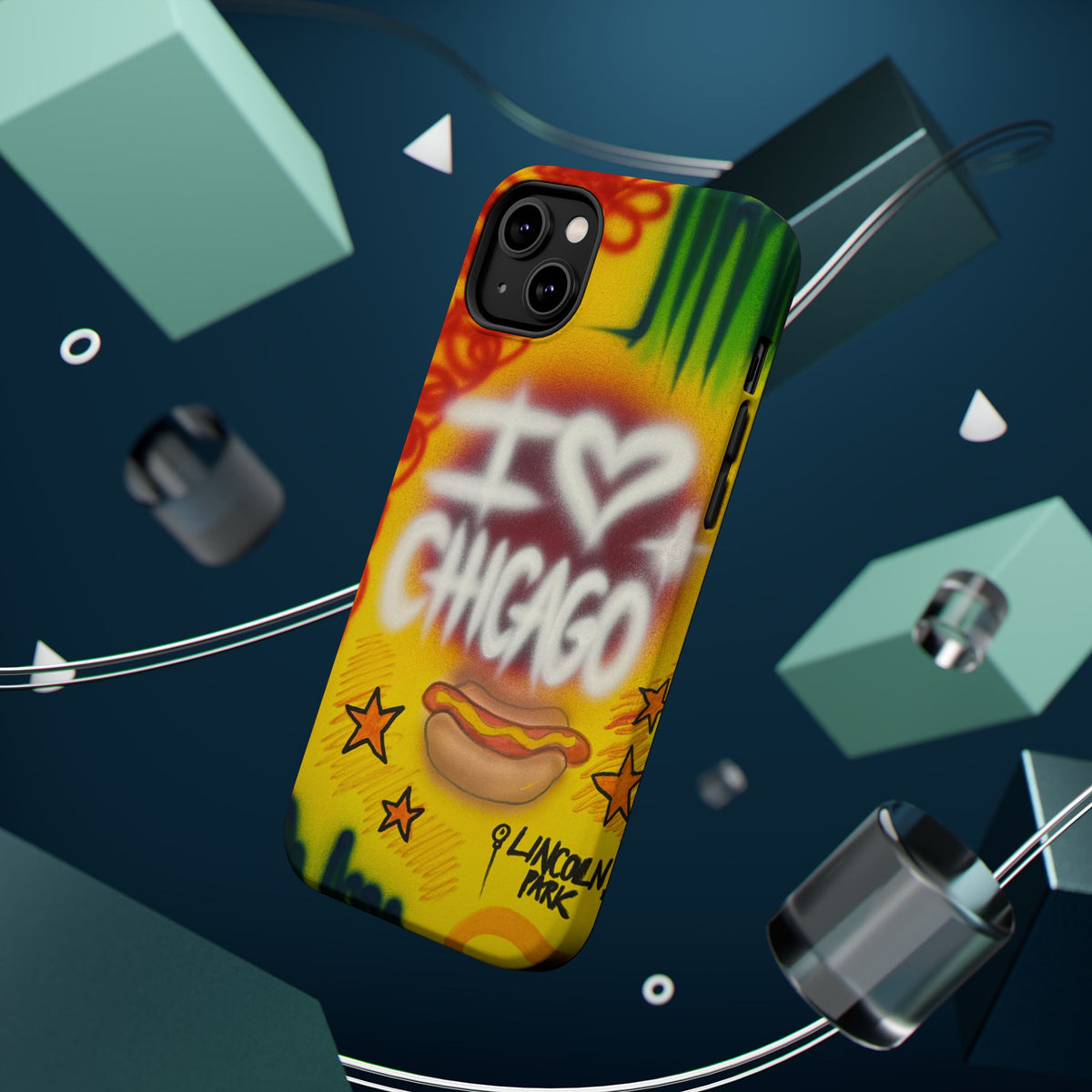 MagSafe "chicago" airbrush iPhone case
