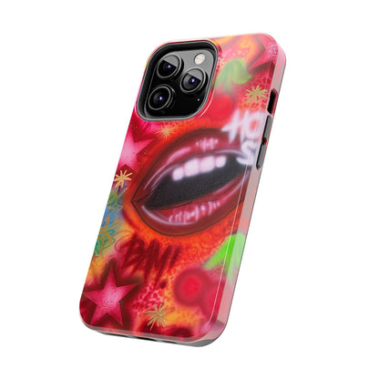 "hot stuff" airbrush iPhone case