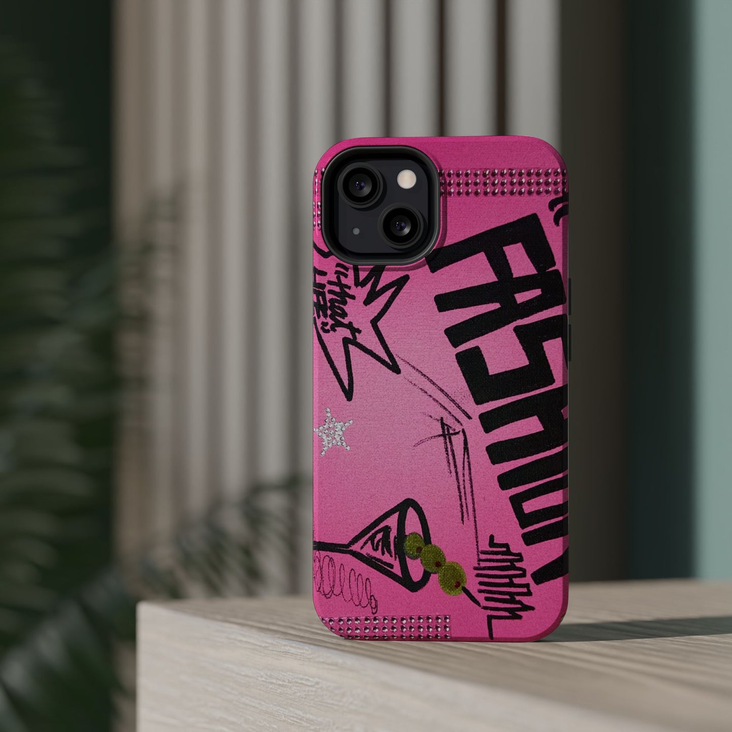 MagSafe "high fashion pt. 2" airbrush iPhone case