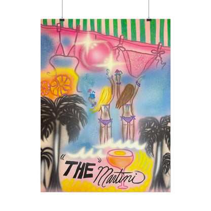 "kinis & tinis" airbrush rolled print