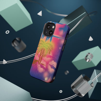 MagSafe "glowy night" airbrush iPhone case