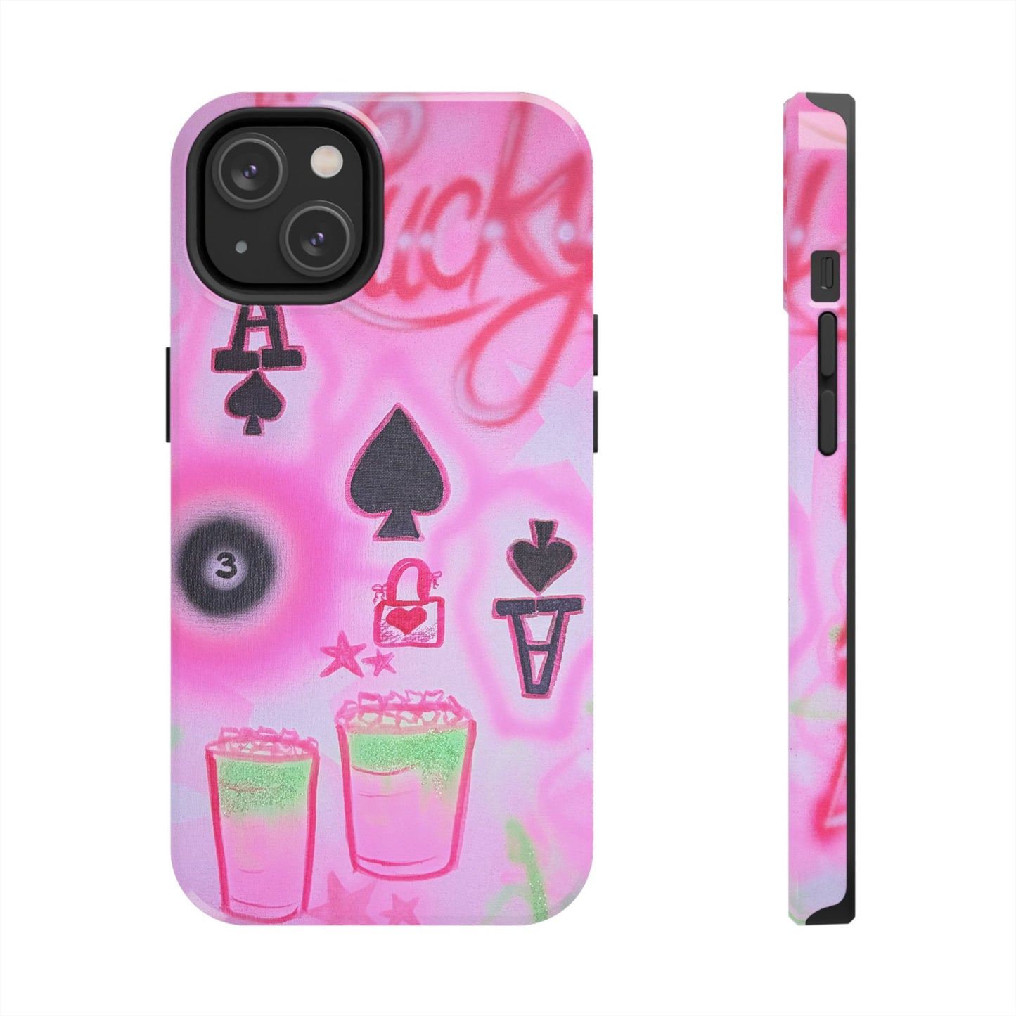 "lucky ace" airbrush iPhone case