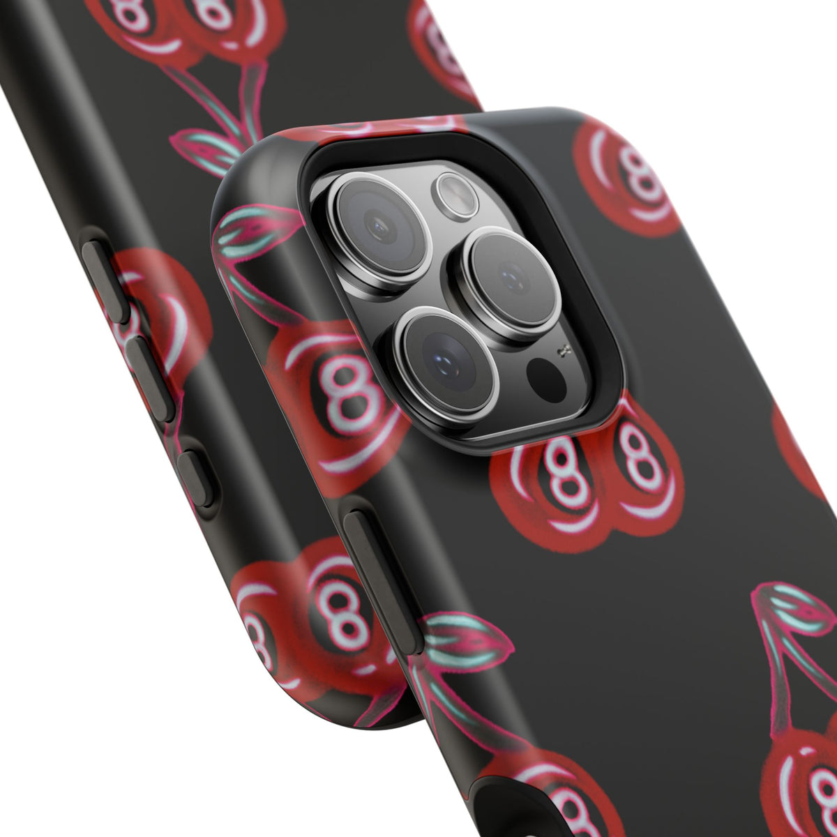 MagSafe "cami cherry" airbrush iPhone case