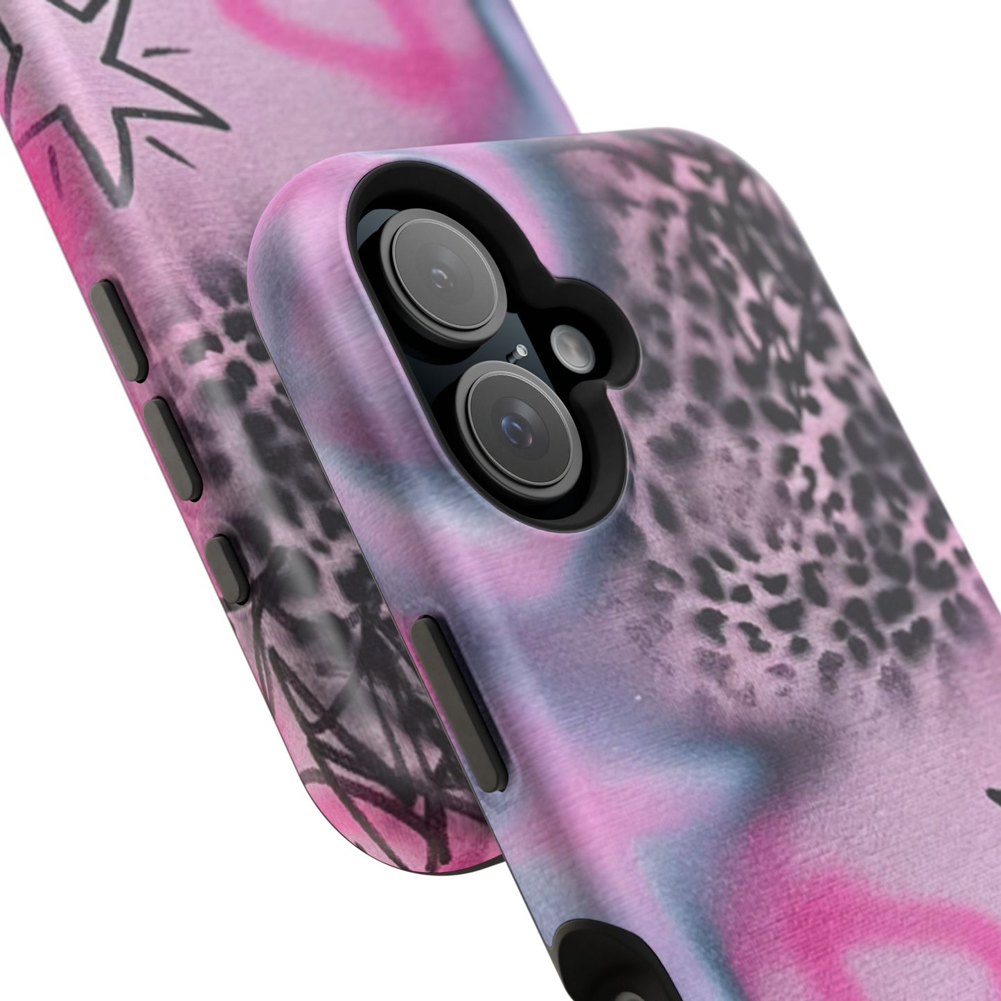 MagSafe "onyx cheetah" Airbrush iPhone Hülle