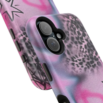 MagSafe "onyx cheetah" Airbrush iPhone Hülle