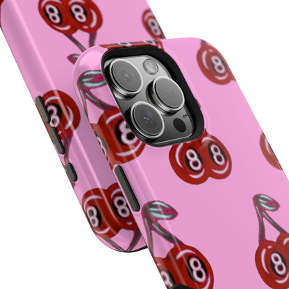 MagSafe "cami cherry pink" Airbrush iPhone Hülle