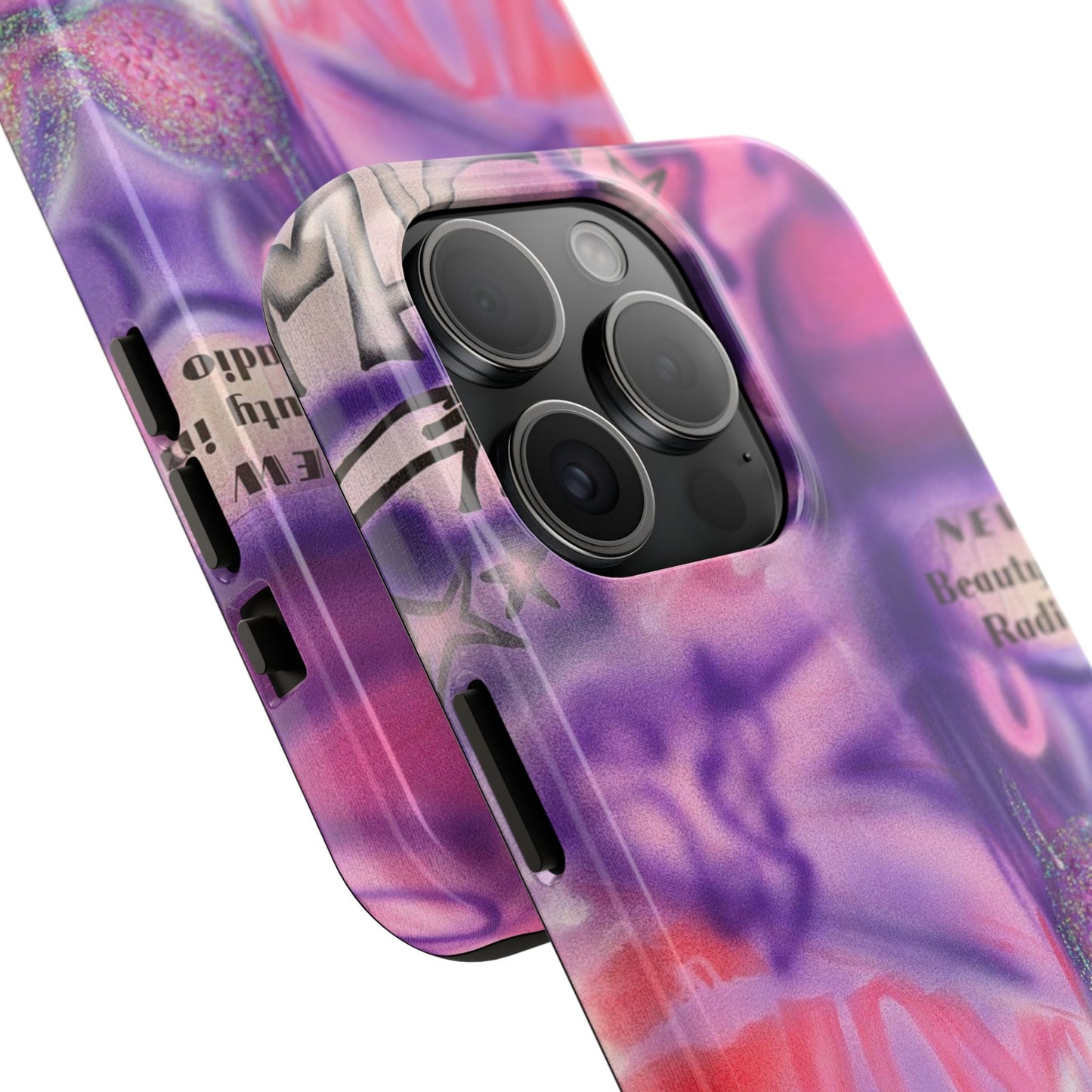 "mic check" airbrush iPhone case