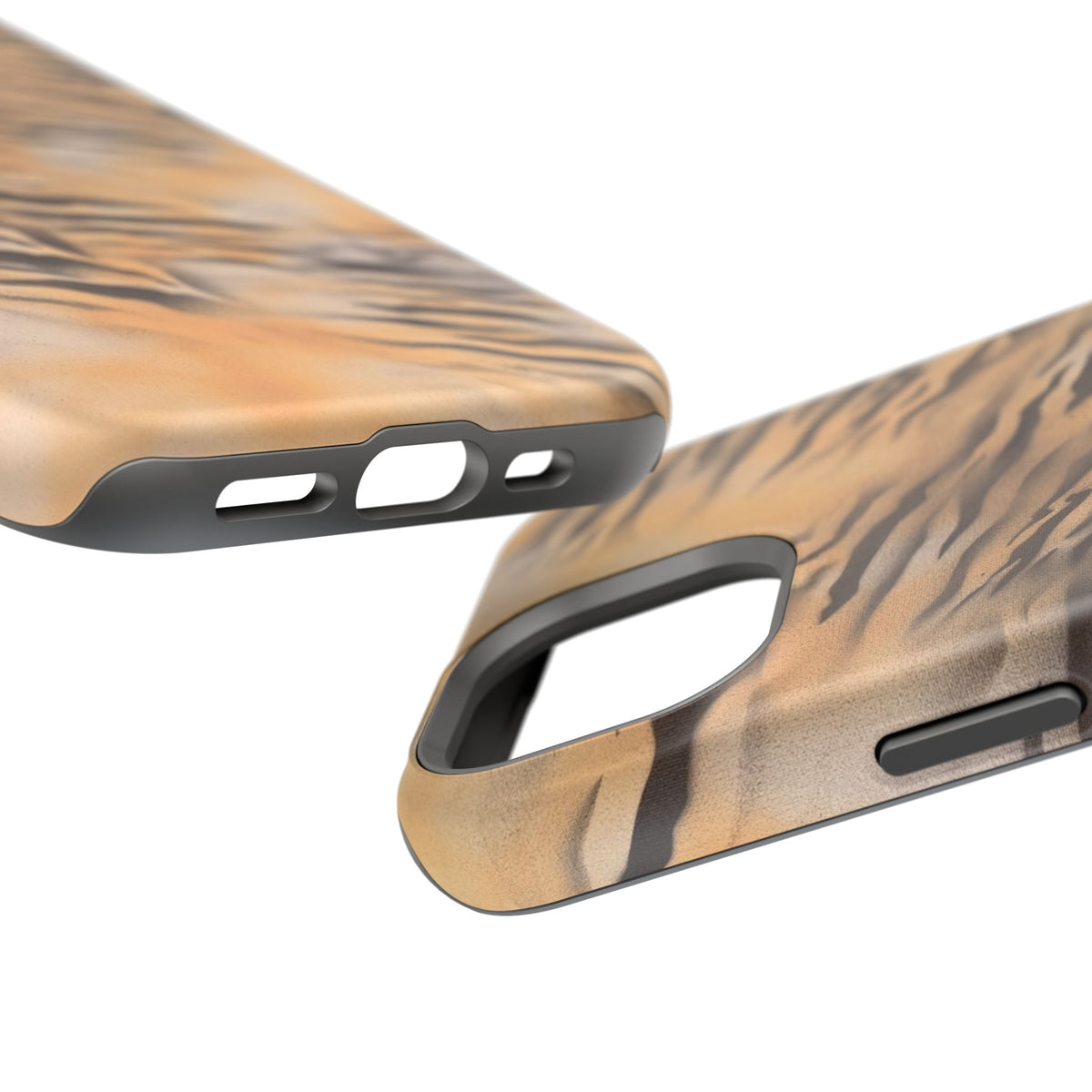 MagSafe "neutral tiger" airbrush iPhone case