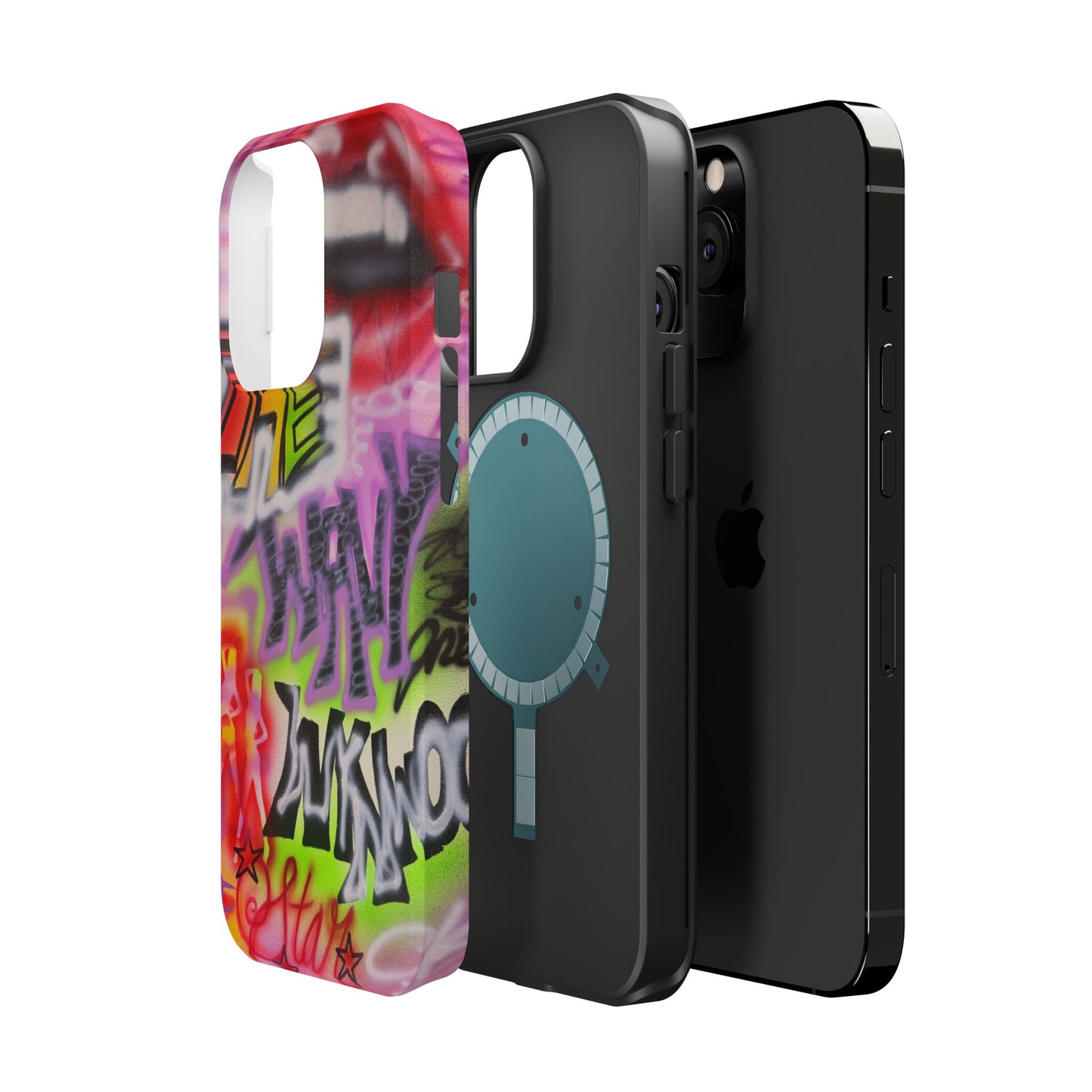 MagSafe "wynwood gold" airbrush iPhone case