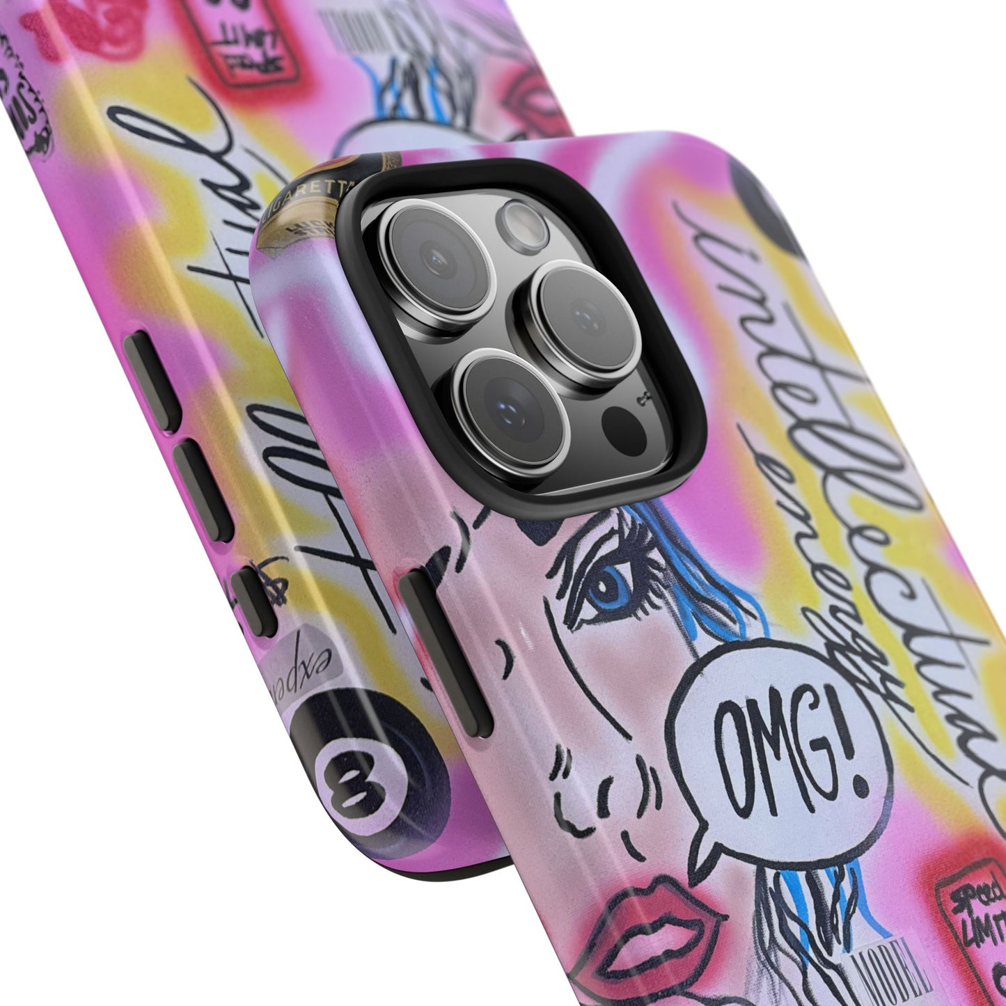 "intellectual energy" airbrush iPhone case