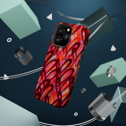 MagSafe „Graffiti Love“ Airbrush iPhone Hülle
