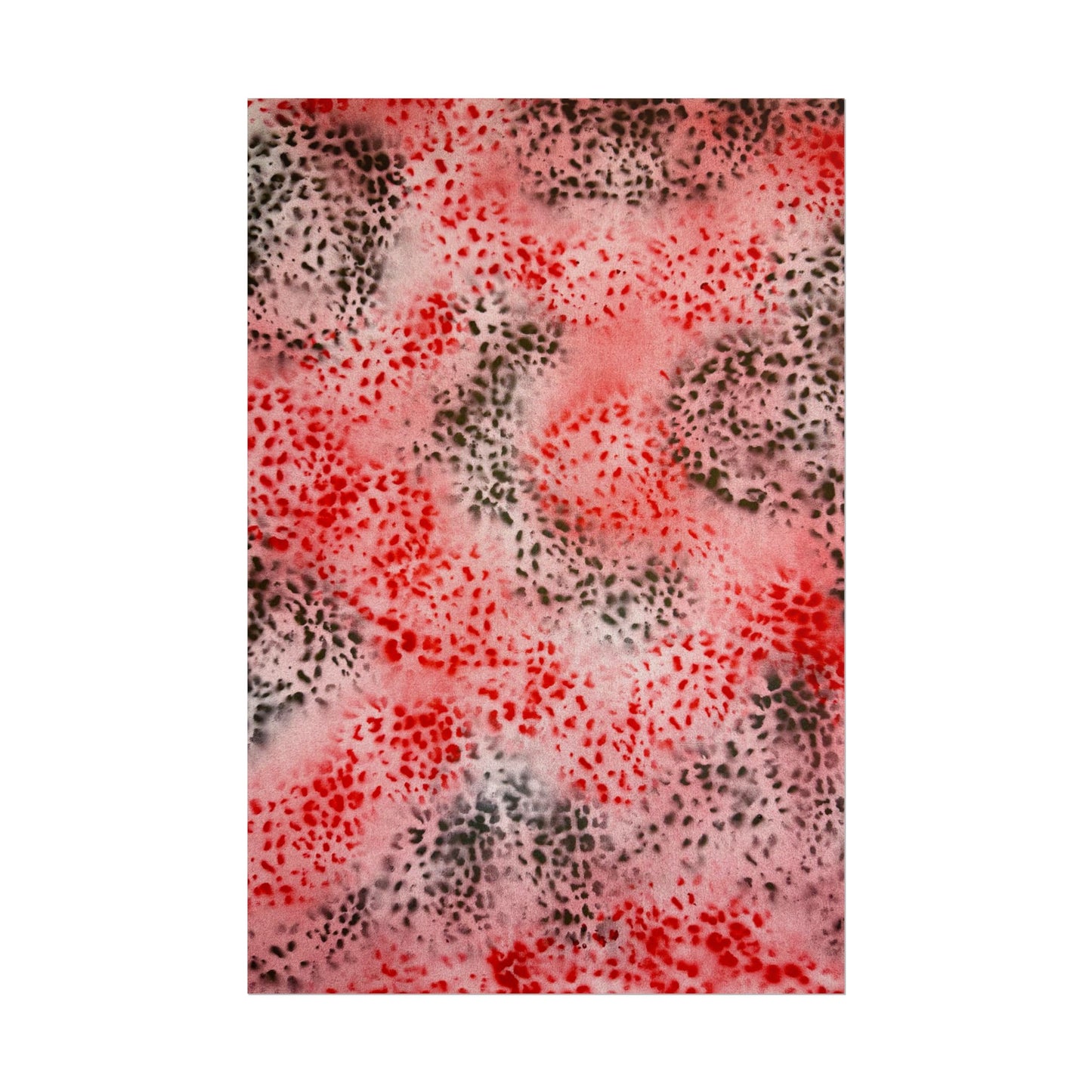 "red cheetah" airbrush rolled print